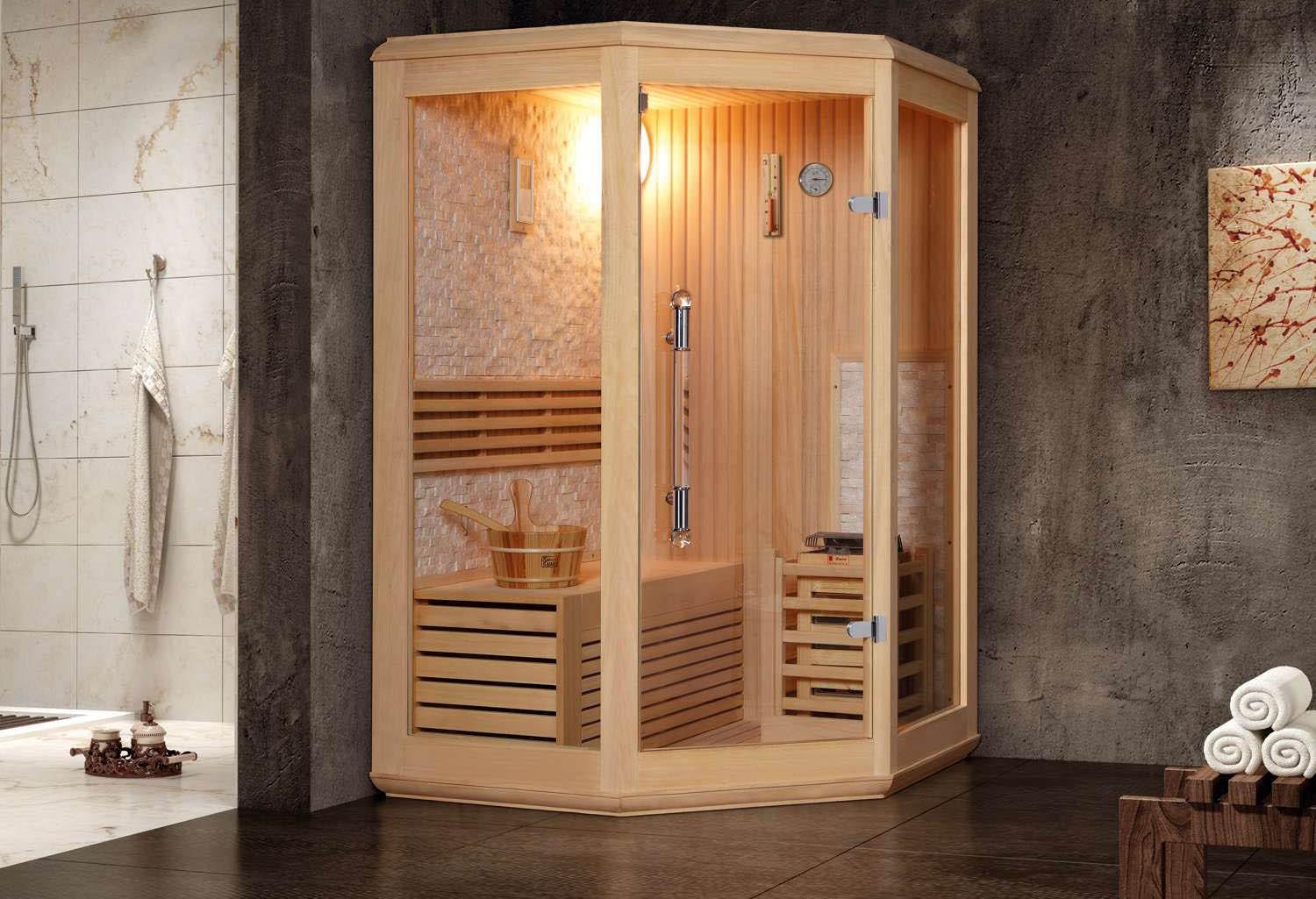 Premium Finnische Sauna AX-014A