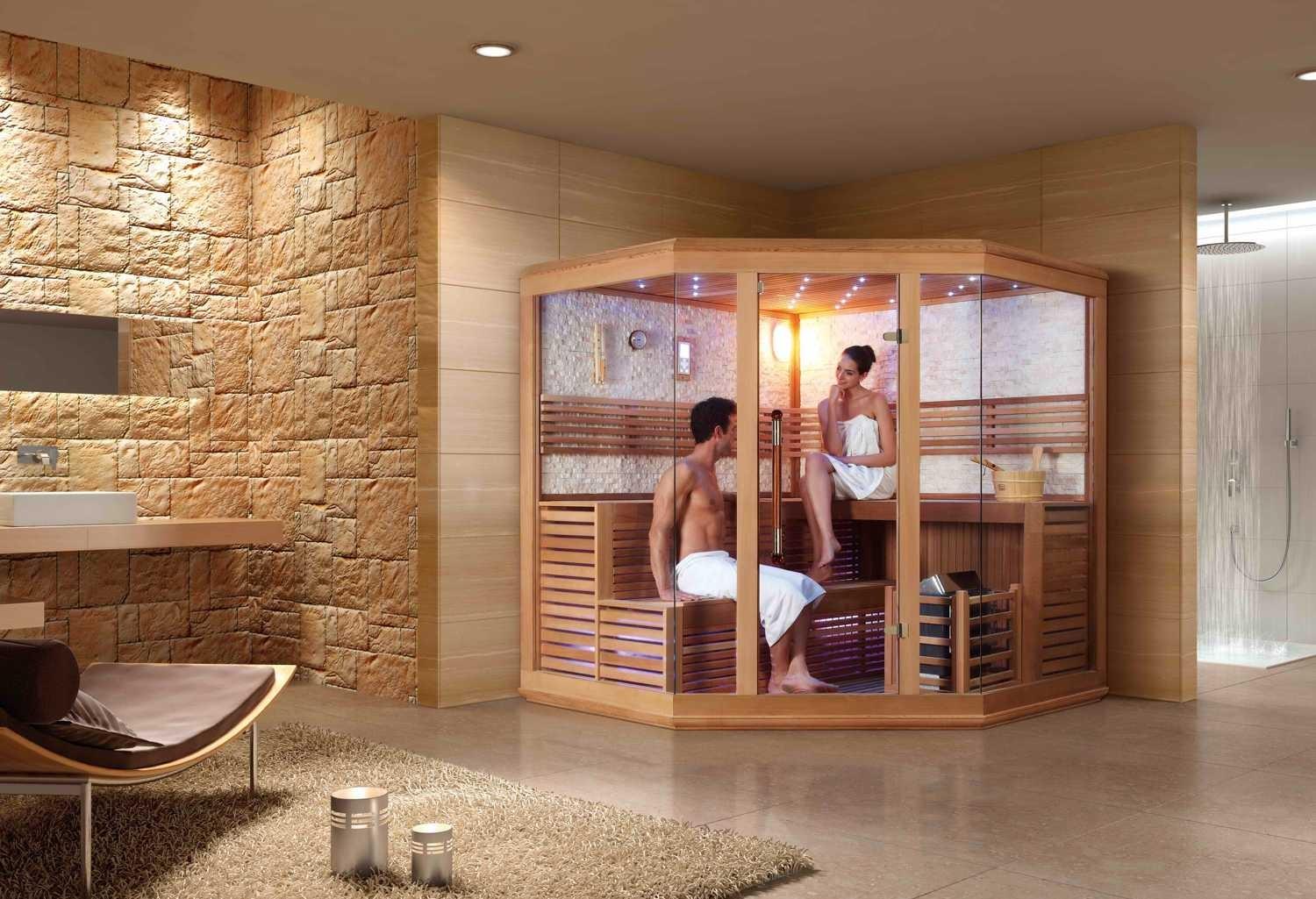 Premium Finnische Sauna AX-015A