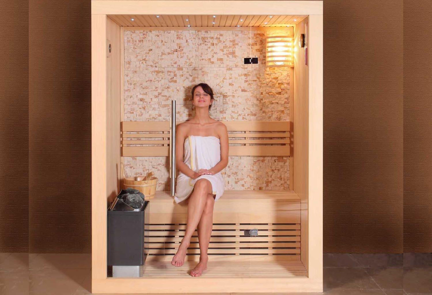 Premium Finnische Sauna AX-001A